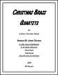 5 Christmas Carols for Brass Quartet P.O.D. cover